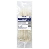 Хомут кабельный нейлоновый бел. 3.6х200 (уп.100шт) TOKOV ELECTRIC TKE-HNS-3.6-200-W/100 - УПС инжиниринг