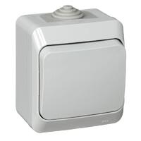 Выключатель 1-кл. ОП Этюд 10А IP44 10AX сер. SE BA10-041C - УПС инжиниринг