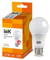 Лампа светодиодная ECO A60 13Вт грушевидная 230В 3000К E27 IEK LLE-A60-13-230-30-E27 - УПС инжиниринг