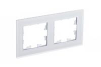 Рамка 2-м AtlasDesign Nature матов. стекло бел. SE ATN330102 - УПС инжиниринг