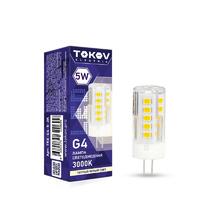 Лампа светодиодная 5Вт Capsule 3000К G4 220-240В TOKOV ELECTRIC TKE-G4-5-3K - УПС инжиниринг