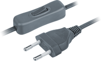 Шнур 61 722 NPS-FS-170-2х0.5-GR 1.7м с выкл. сер. Navigator 61722 - УПС инжиниринг