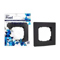 Рамка 1-м Pixel карбон TOKOV ELECTRIC TKE-PX-RM1-C14 - УПС инжиниринг