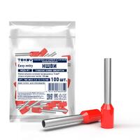 Наконечник штыревой втулочный изолированный НШВИ 1.0-12 TOKOV ELECTRIC TKE-NSVI-1.0-12-C13/100 - УПС инжиниринг