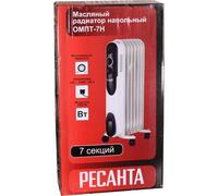 Радиатор масляный 7 секц. 1500Вт ОМПТ- 7Н Ресанта 67/3/3 - УПС инжиниринг