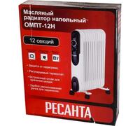 Радиатор масляный 12 секц. 2500Вт ОМПТ-12Н Ресанта 67/3/5 - УПС инжиниринг