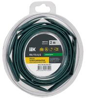 Трубка термоусадочная ТТУ нг-LS 4/2 зел. (уп.2м) IEK UDR12-004-002-002-K06-T - УПС инжиниринг