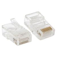 Коннектор RJ45 (8P8C) кат.5E неэкранир. TERACOM универс. (уп.50шт) EKF TRC-PLUG-5EUTP-50 - УПС инжиниринг