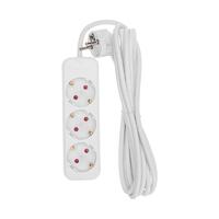 Удлинитель 3х3м с заземл. STANDARD 3х1кв.мм бел. Rexant 13-4010 - УПС инжиниринг
