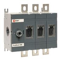Рубильник 3п 160А без рукоятки управления TwinBlock PROxima EKF tb-s-160-3p - УПС инжиниринг