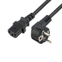 Шнур сетевой Евро 0.75кв.мм 3м (PVC) (с заземлением) Rexant 11-1132 - УПС инжиниринг