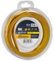Трубка термоусадочная ТТУ нг-LS 10/5 желт. (уп.2м) IEK UDR12-010-005-002-K05-T - УПС инжиниринг