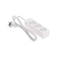 Удлинитель 3 гнезда 1.5м 3х0.75кв.мм с/з бел. PROCONNECT 13-4208 - УПС инжиниринг