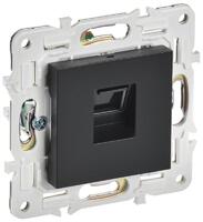 Розетка компьютерная RJ45 кат.5E SKANDY SK-K01Bl черн. IEK SK-K10-1-K02 - УПС инжиниринг