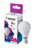 Лампа светодиодная 14Вт Шар 45 E14 6500К 174-265В КОСМОС LkecLED14wGL45E1465 - УПС инжиниринг