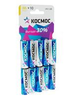 Элемент питания алкалиновый AA/LR6 10хBL (уп.10шт) КОСМОС KOCLR610BL - УПС инжиниринг