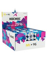 Элемент питания алкалиновый AA/LR6 (уп.96шт) КОСМОС KOCLR6_96BOX - УПС инжиниринг