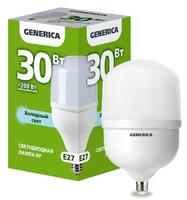 Лампа светодиодная HP 30Вт 6500К E27 230В GENERICA LL-HP-30-230-65-E27-G - УПС инжиниринг