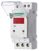 Реле напряжения CP-721-1 (однофазное; цифровая индикация; напряжение питания 50-450В контакт 1NO 63А встроен. таймер регистрация аварий в памяти индикация текущего напряжения) (аналог УЗМ) F&F EA04.009.013 - УПС инжиниринг