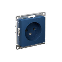 Розетка AtlasDesign 16А без заземл. без шторок механизм аквамарин SE ATN001141 - УПС инжиниринг