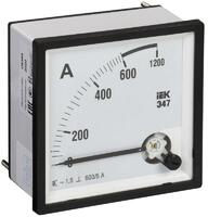 Амперметр Э47 72х72мм 600/5А кл. точн. 1.5 IEK IPA10-6-0600-E - УПС инжиниринг