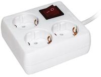 Удлинитель 3х3м с заземл. 16А IP20 У-С03К 2P+PE 250В 3х1 с выкл. IEK WYP30-16-03-03-ZK-N - УПС инжиниринг