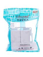 Выключатель 2-кл. СП Vesna механизм бел. LEZARD 742-0288-101 - УПС инжиниринг