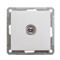 Розетка телевизионная оконечная TV 1-м СП W59 коннектор механизм бел. SE RTS-151-1-86 - УПС инжиниринг