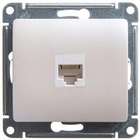Розетка компьютерная 1-м Glossa RJ45 кат.5E механизм перламутр. SE GSL000681K - УПС инжиниринг