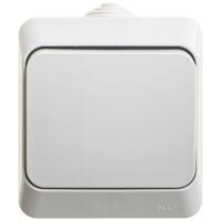 Переключатель проходной 1-кл. ОП Этюд 10А IP44 10AX сер. SE BA10-046C - УПС инжиниринг