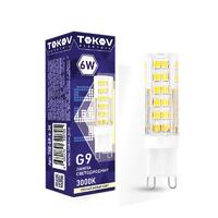 Лампа светодиодная 6Вт Capsule 3000К G9 220-240В TOKOV ELECTRIC TKE-G9-6-3K - УПС инжиниринг