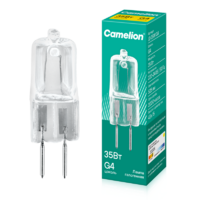 Лампа галогенная JD 35Вт капсула G4 3000К 230В Camelion 10406 - УПС инжиниринг