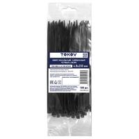 Хомут кабельный нейлоновый черн. 4.8х200 (уп.100шт) TOKOV ELECTRIC TKE-HNS-4.8-200-B/100 - УПС инжиниринг