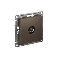 Розетка телевизионная TV AtlasDesign коннектор механизм мокко SE ATN000693 - УПС инжиниринг