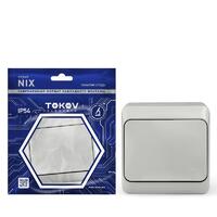 Выключатель 1-кл. ОП Nix 10А IP54 250В сер. TOKOV ELECTRIC TKE-NX-V1-C06-IP54 - УПС инжиниринг