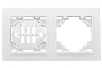 Рамка 2-м Минск горизонтальная бел. Basic EKF ERM-G-302-10 - УПС инжиниринг