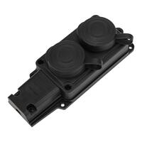 Колодка удлинителя 2-м 16А IP44 230В 2P+PE влагозащ. каучук PROCONNECT 111-112-4 - УПС инжиниринг