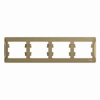 Рамка 4-м Glossa горизонт. титан SE GSL000404 - УПС инжиниринг