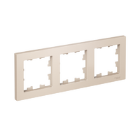 Рамка 3-м AtlasDesign универс. беж. SE ATN000203 - УПС инжиниринг