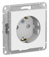 Розетка AtlasDesign 16А с заземл. защ. шторки механизм лотос SE ATN001345 - УПС инжиниринг