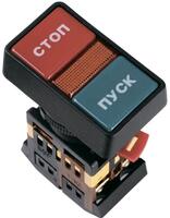 Кнопка PPBB-30N "Пуск-Стоп" d30мм 1з+1р 240В неон IEK BBD21-PPBB-K51 - УПС инжиниринг