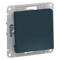 Выключатель 1-кл. СП AtlasDesign 10А IP20 (сх. 1) 10AX механизм изумруд SE ATN000811 - УПС инжиниринг