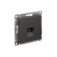 Розетка компьютерная AtlasDesign RJ45 кат.5E механизм базальт SE ATN001483 - УПС инжиниринг