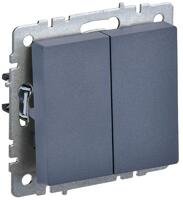 Выключатель 2-кл. СП BRITE ВС10-2-0-БрМ 10А механизм маренго IEK BR-V20-0-10-K35 - УПС инжиниринг