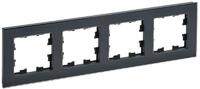 Рамка 4-м BRITE РУ-4-2-БрЧ стекло черн. IEK BR-M42-G-K02 - УПС инжиниринг