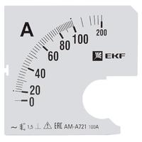 Шкала сменная для A721 100/5А-1.5 PROxima EKF s-a721-100 - УПС инжиниринг