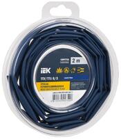Трубка термоусадочная ТТУ нг-LS 6/3 син. (уп.2м) IEK UDR12-006-003-002-K07-T - УПС инжиниринг