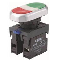 Кнопка двойная NP8-11S 1НО+1НЗ IP65 (R) CHINT 667178 - УПС инжиниринг