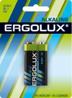 Элемент питания алкалиновый "крона" 6LR61 9В Alkaline BL-1 (блист.1шт) Ergolux 11753 - УПС инжиниринг