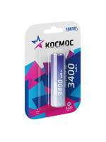 Аккумулятор 18650 Li-ion 3400мА.ч без защиты (блист.1шт) КОСМОС KOC18650Li-ion34UBL1 - УПС инжиниринг